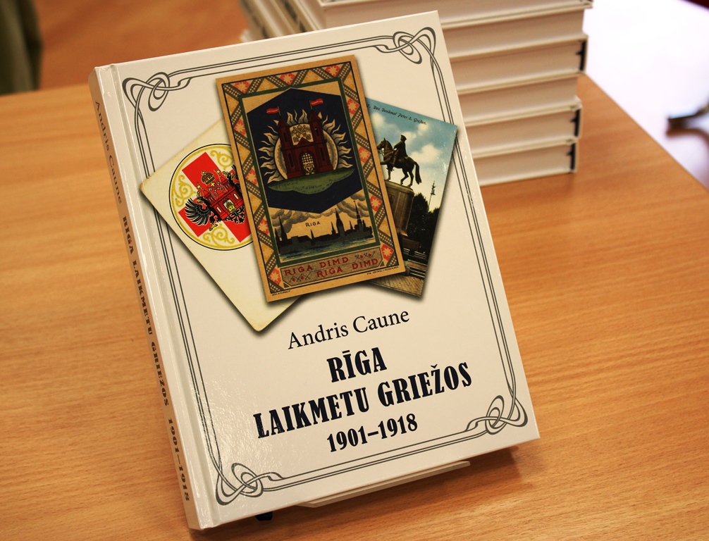 Grāmatas „Rīga laikmetu griežos” prezentācija Rīgas centrālā bibliotēkā