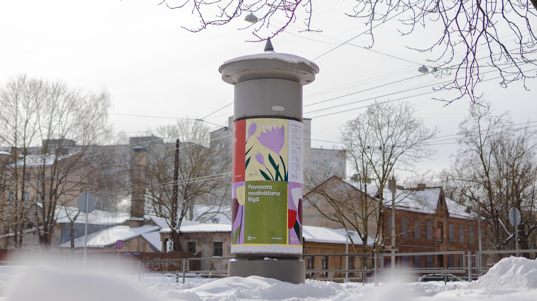 Ar krāšņu pilsētvides noformējumu un plašu kultūras programmu Rīgā modinās pavasari