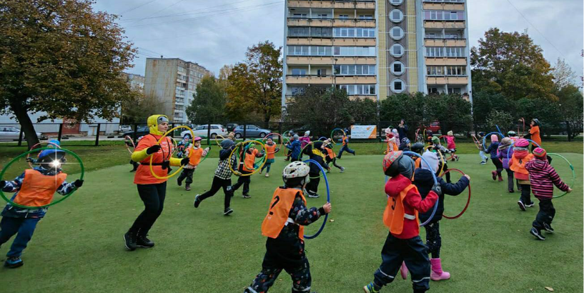Latvijas Veselības sporta nedēļa Rīgas 258. pirmsskolas izglītības iestādē 
