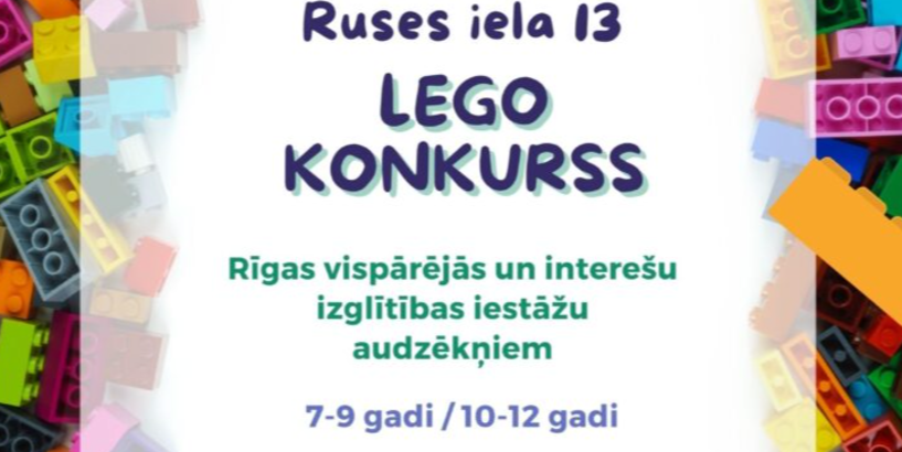 Notiks Rīgas pilsētas vispārējās un interešu izglītības iestāžu audzēkņu Lego konkurss