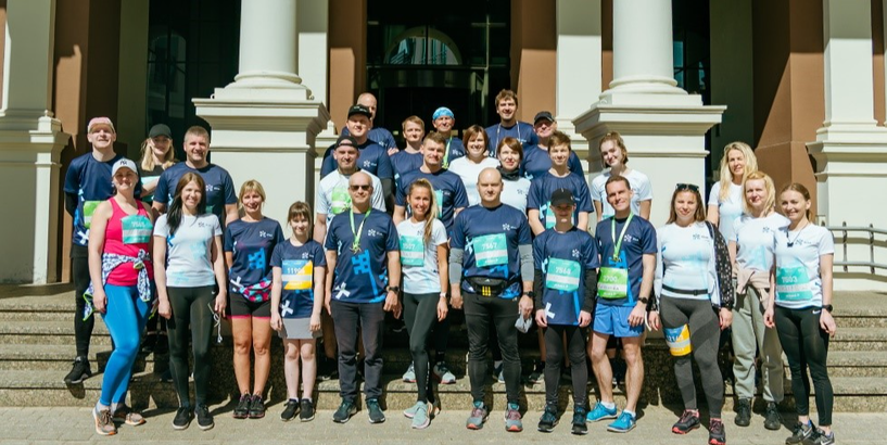 Teju 100 dalībnieki pārstāvējuši pašvaldības komandu Rimi Rīgas maratonā
