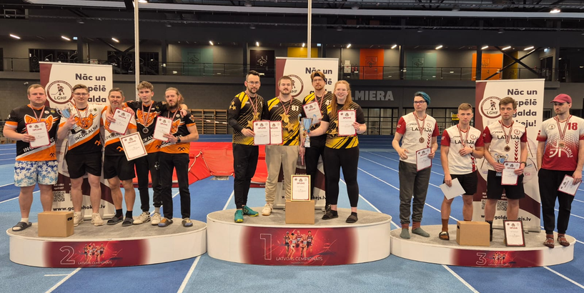 RBJC "Laimīte" sportisti 13. reizi uzvar Latvijas komandu čempionātā galda hokejā