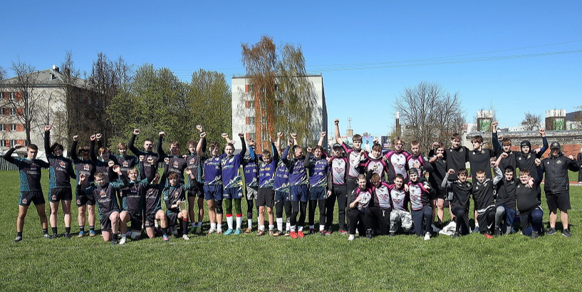 Rīdzinieki no “Livonia/Rīga” komandas izcīnījuši 3. vietu Latvijas čempionāta 1. posmā regbijā