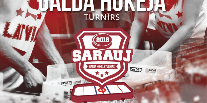 Ikvienu aicina piedalīties Rīgas bērnu un jauniešu galda hokeja turnīrā “Sarauj-2018”