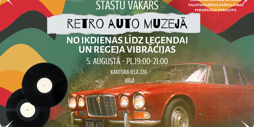 Retro auto muzejs aicina uz stāstu vakaru “No ikdienas līdz leģendai”