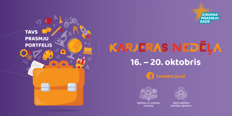 Visā Latvijā jau vienpadsmito reizi norisinās Karjeras nedēļa
