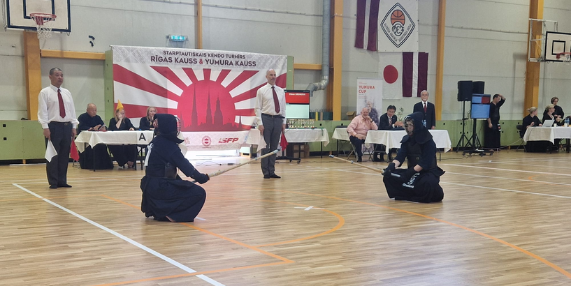Noslēgušās Kendo straptautiskās sacensības "Rīgas kauss & Jumura kauss 2025" 