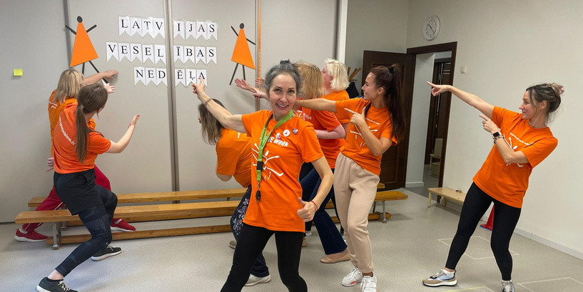 ,,Latvijas Veselības sporta nedēļas’’ aktivitātes  Rīgas Āgenskalna pirmsskolā