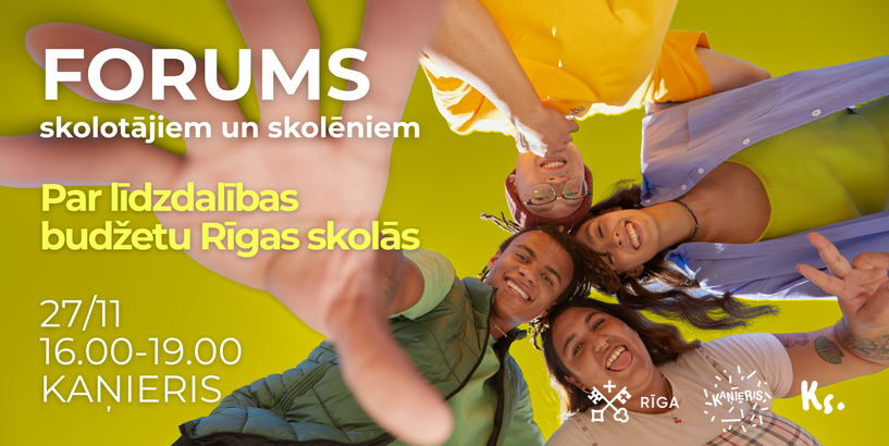 Notiks forums par Līdzdalības budžeta ieviešanu skolās 