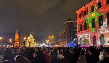 Jaunā gada svinības Rātslaukumā