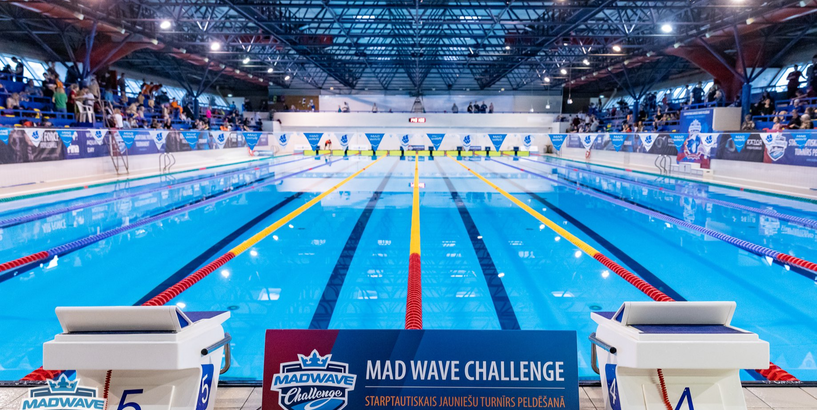 Pēc vairākiem mēnešiem aizvadītas peldēšanas sacensības - “Madwave Challenge of Rīga” 