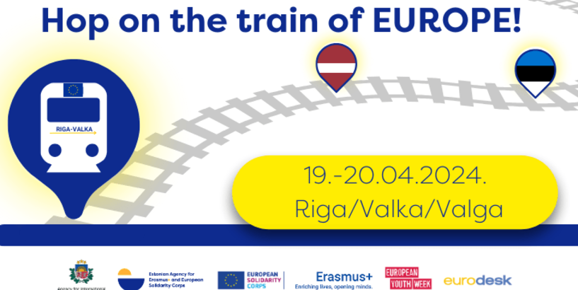 Jauniešiem iespēja doties Eiropas Jaunatnes nedēļas piedzīvojumā ar vilcienu