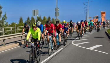 Atbalsta Baltijas ceļa velobrauciena organizēšanu Rīgā 