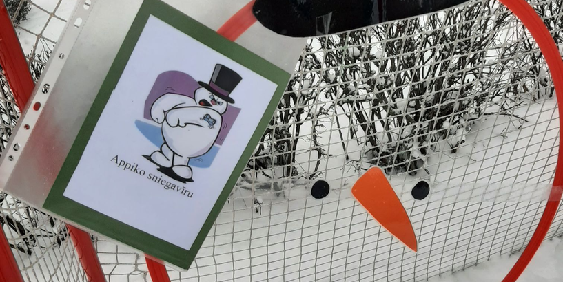 Ziemas sporta spēles “Sniegavīru ballīte” Rīgas 36. pirmsskolas izglītības iestādē