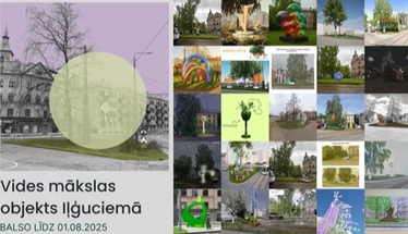 Aicina iedzīvotājus balsot par vides mākslas objektu Iļģuciemā