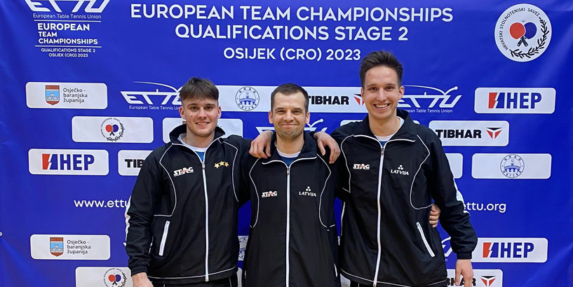 Latvijas vīriešu galda tenisa izlases dalība Eiropas 2023.gada čempionāta atlases 2. kārtā
