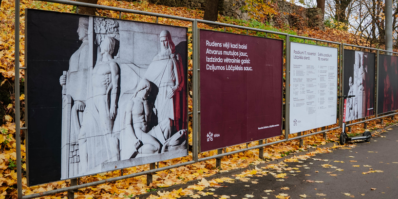 Valsts svētku mēnesī Rīgas pilsētvidē – Brīvības pieminekļa tēli un to simboliskais vēstījums