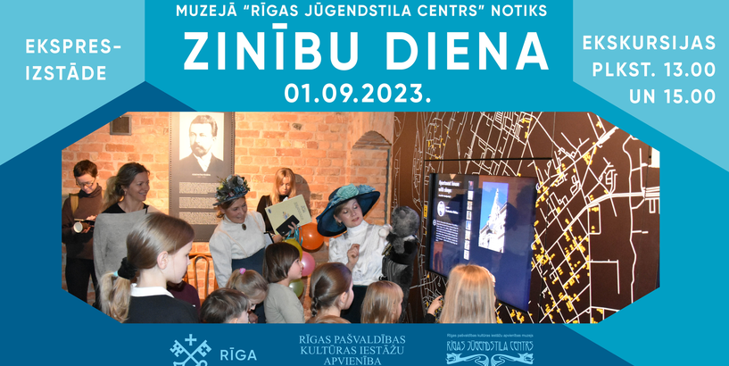 Muzejs “Rīgas Jūgendstila centrs” aicina kopīgi atzīmēt jaunā mācību gada sākumu