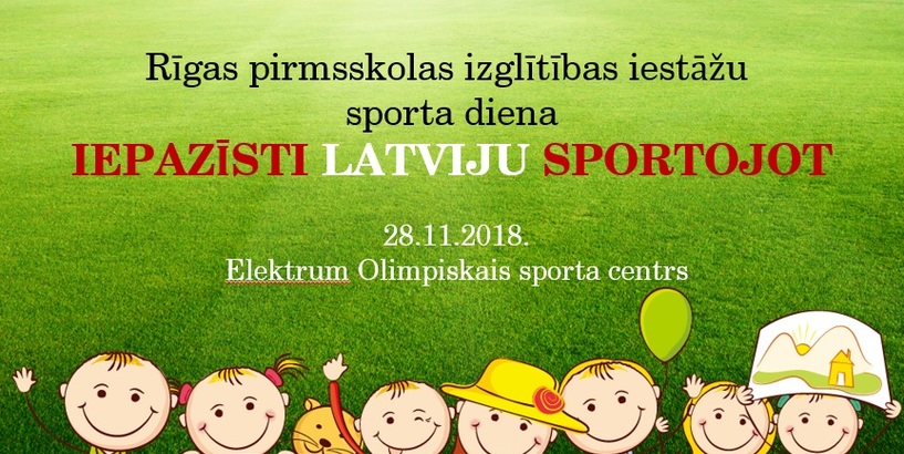 Tradicionālā Rīgas pirmsskolas izglītības iestāžu sporta diena notiks 28.novembrī