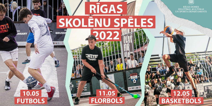 Grīziņkalnā norisināsies 24. Rīgas skolēnu spēles 