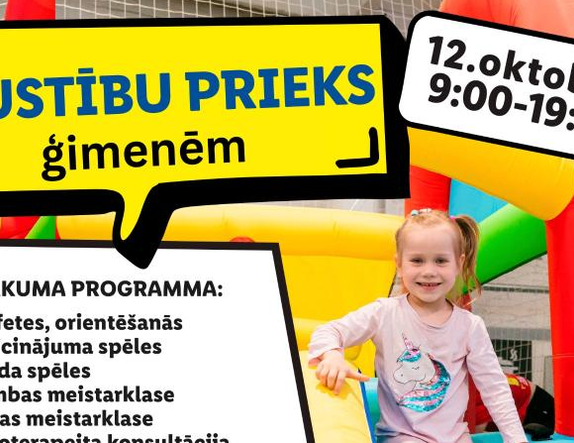 Kustību prieks ģimenēm