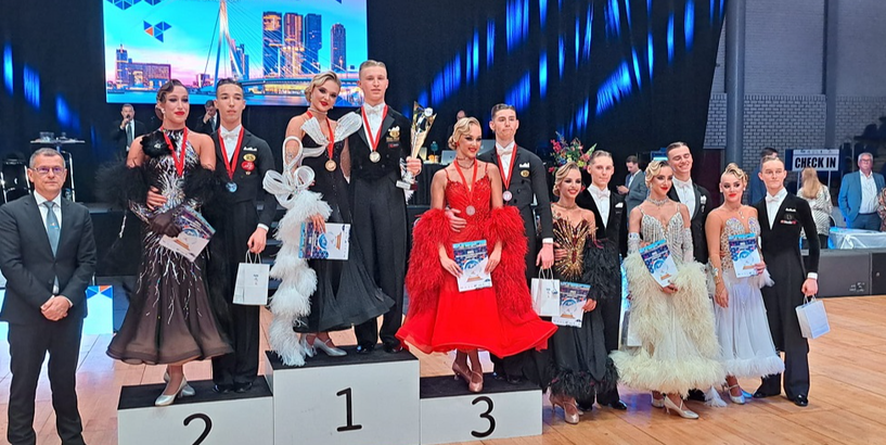 Latvijas pāris kļūst par Eiropas čempioniem Standartdejās jauniešiem
