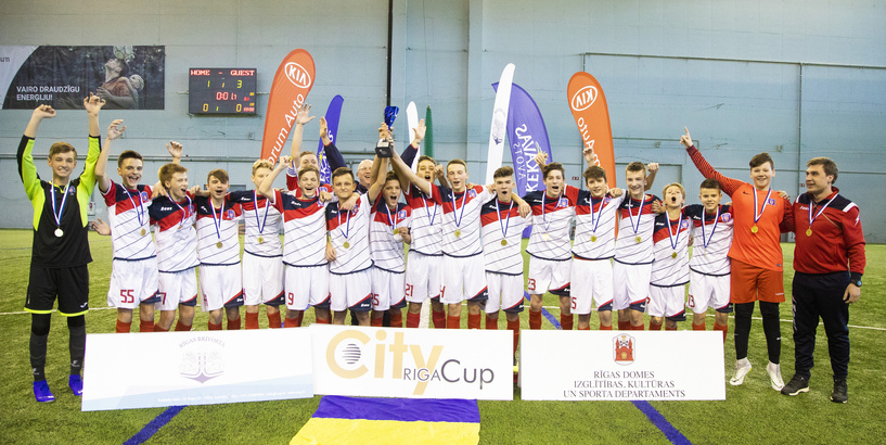 Ar 10 komandu dalību aizvadīts U-14 “Riga City Cup 2019” futbola turnīrs