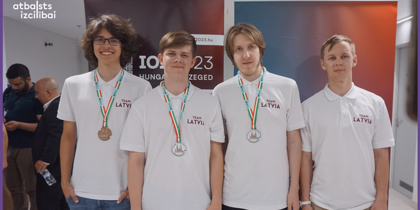 Starptautiskajā informātikas olimpiādē Latvijas skolēni izcīna divas sudraba un vienu bronzas medaļu