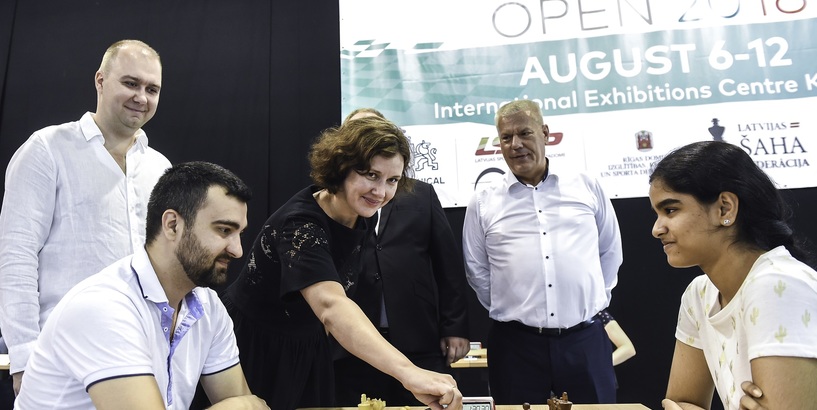 Sākusies cīņa par uzvaru šaha festivālā «RTU Open 2018»