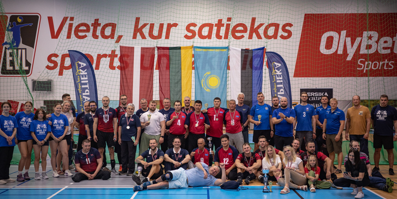 Latvijas izlasei otrā vieta starptautiskā sēdvolejbola turnīrā "Rīgas kauss 2023"