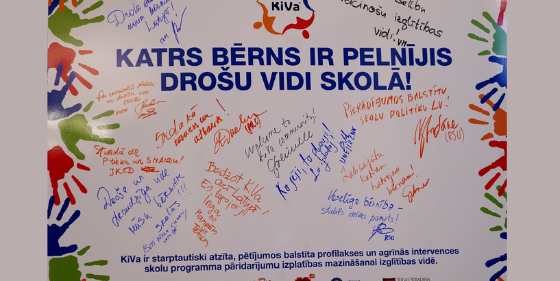 Latvijas skolās ieviesīs starptautisku programmu “KiVa” bulinga un pāridarījumu mazināšanai