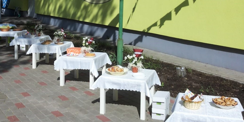 Baltā galdauta svētki Rīgas 256. pirmsskolas izglītības iestādē