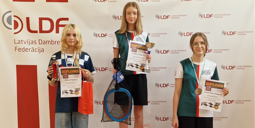 Rīgas čempionātā 100 lauciņu dambretē noskaidroti uzvarētāji