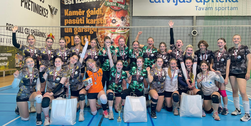 Noskaidroti volejbola turnīra „Rīgas meistarsacīkstes jaunietēm” uzvarētāji