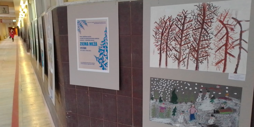 Rīgas izglītības iestāžu vizuālās un vizuāli plastiskās mākslas konkurss ‘’Ziema mežā’’