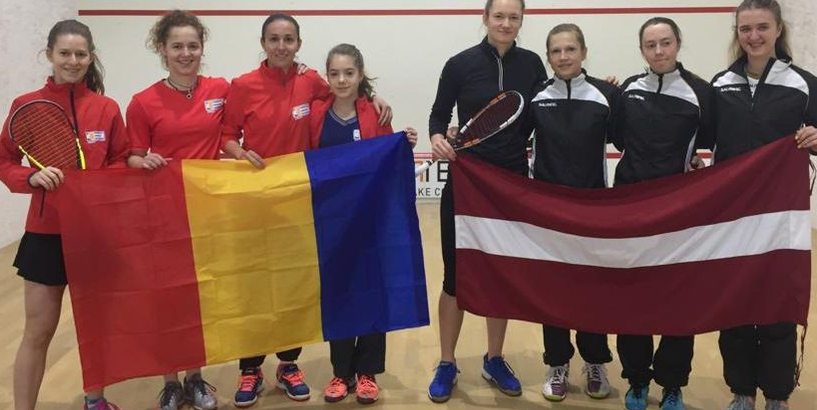 Latvijas skvošistes paliek astotās Eiropas komandu čempionātā 