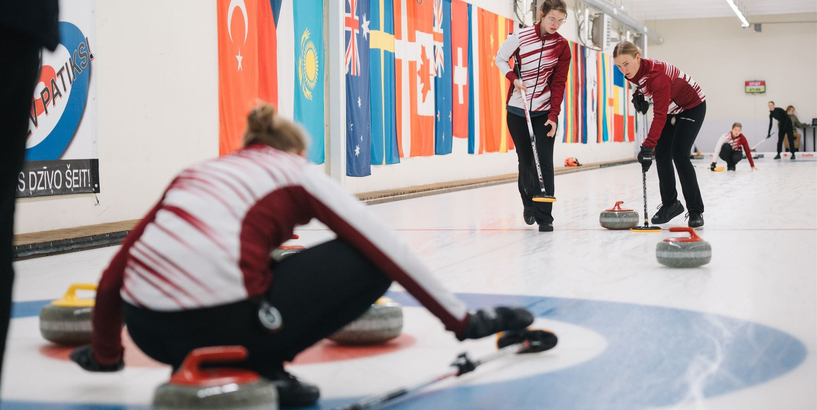Turnīrā “Rīgas atklātās jaunatnes meistarsacīkstes kērlingā” noskaidros stiprāko Rīgas junioru komandu