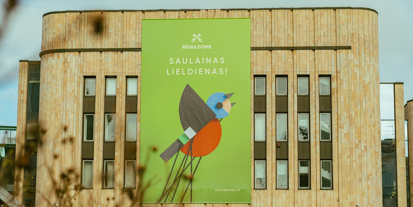 Lieldienu nedēļā Rīgu rotā gaismas instalācijas un vides objekti