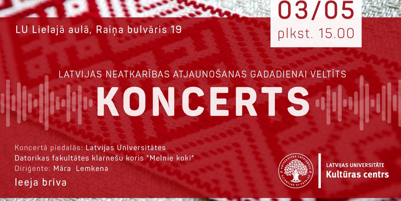 Latvijas Republikas Neatkarības atjaunošanas gadadienai veltīts svētku koncerts