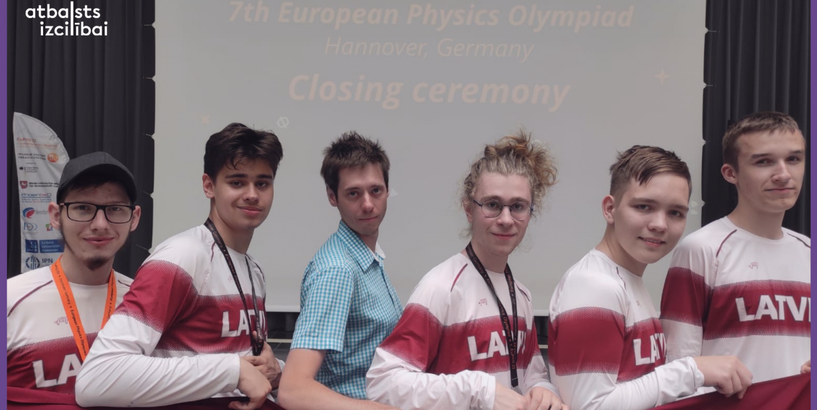 Eiropas fizikas olimpiādē Latvijas skolēniem augsti sasniegumi – saņemtas sudraba un bronzas medaļas, kā arī atzinība