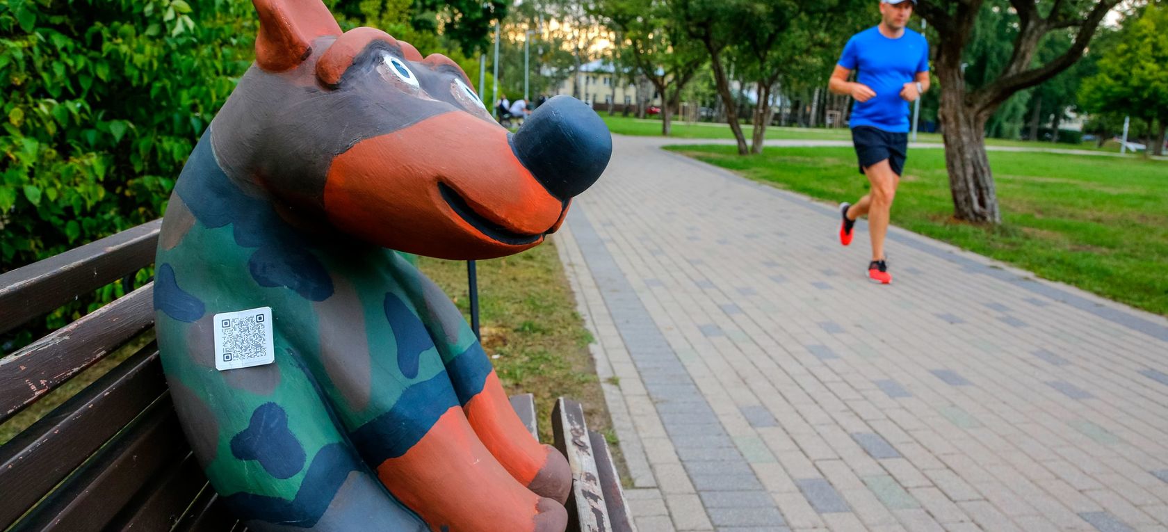 Rīgas parkos var doties pastaigā "meklēt suni"