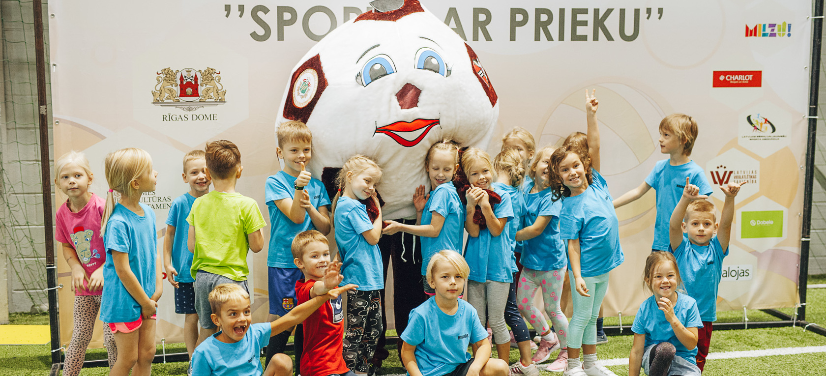 Sporta diena “Sporto ar prieku” pulcē aktīvākās pirmsskolas izglītības iestādes