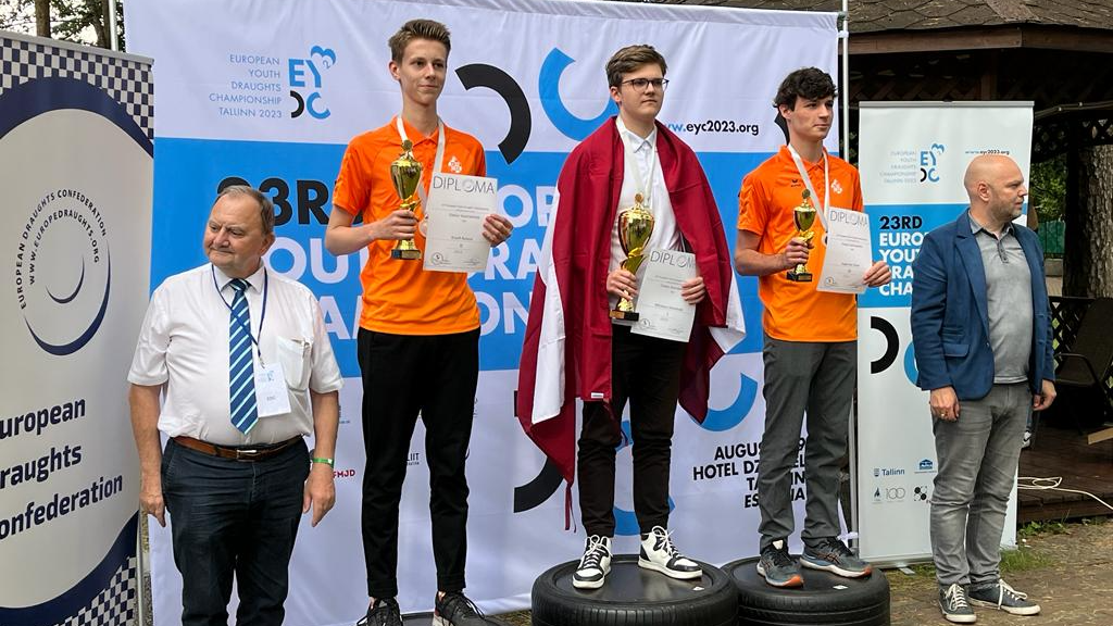 Latvijai teicami rezultāti Eiropas čempionātā 100 lauciņu dambretē