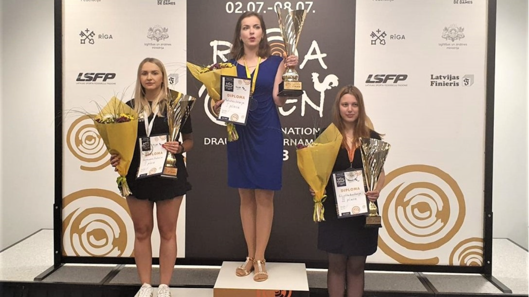 Rīgā noslēdzies Pasaules kausa posms simtlauciņu dambretē “Rīga Open 2023”