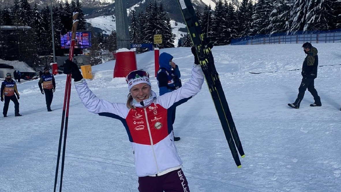 Patrīcijai Eidukai kāpums pasaules rangā un rekordvietas distancē un sprintā