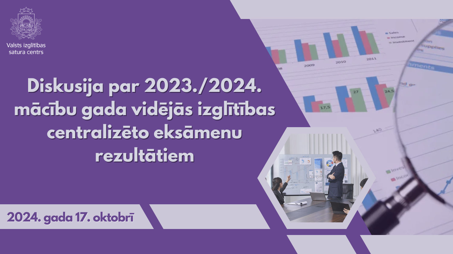 Diskusija par 2023./2024. mācību gada vidējās izglītības centralizēto eksāmenu rezultātiem