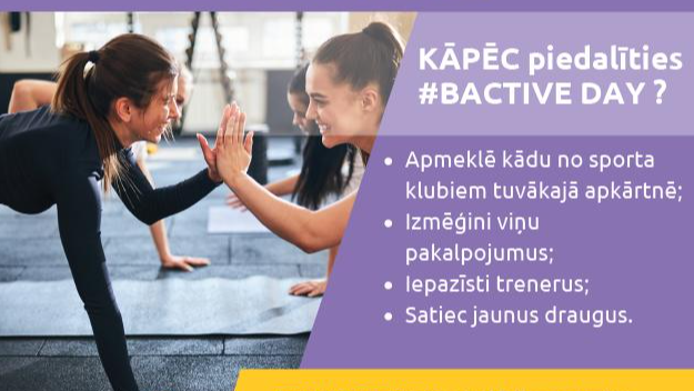 Esi viens no Eiropas Sporta nedēļas dalībniekiem