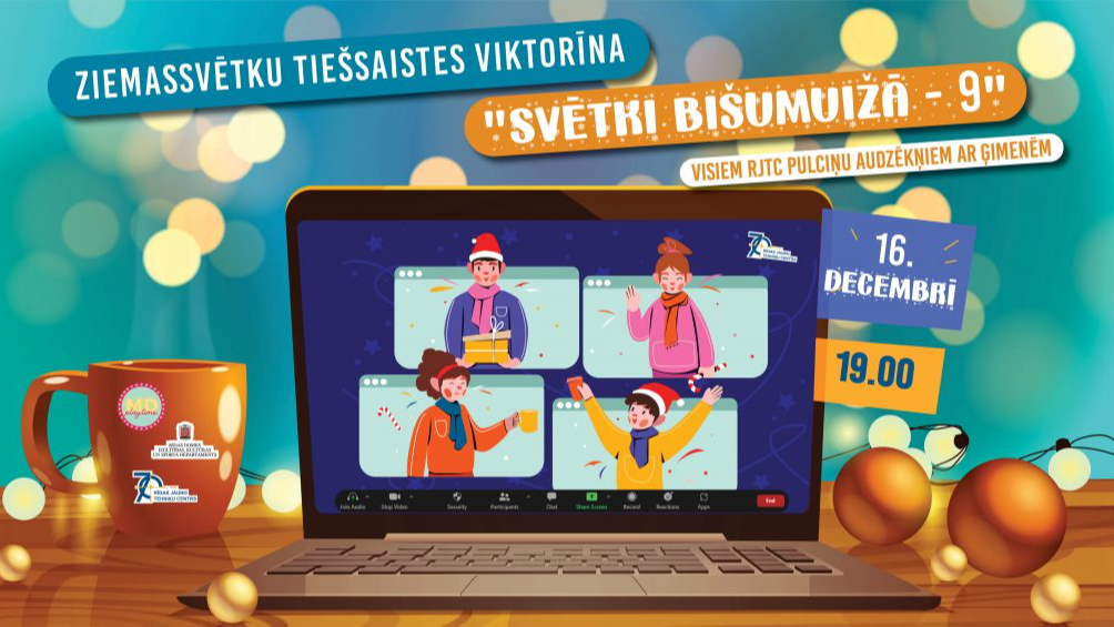 Notiks Ziemassvētku tiešsaistes viktorīna “Svētki Bišumuižā – 9”