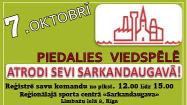 7. oktobrī nāc uz "Laimīti" un piedalies viedspēlē!
