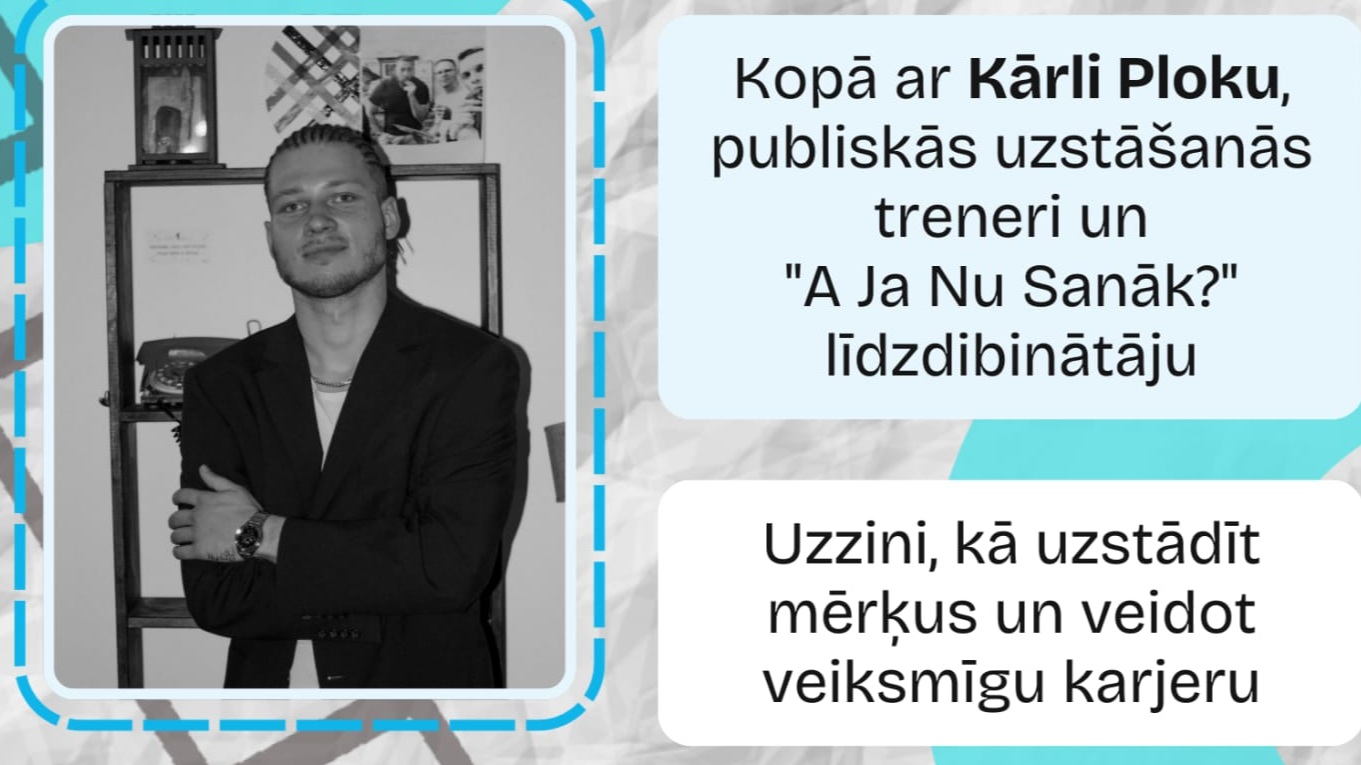 “Young Media House” aicina jauniešus uz karjeras un sociālo mediju satura veidošanas meistarklasēm